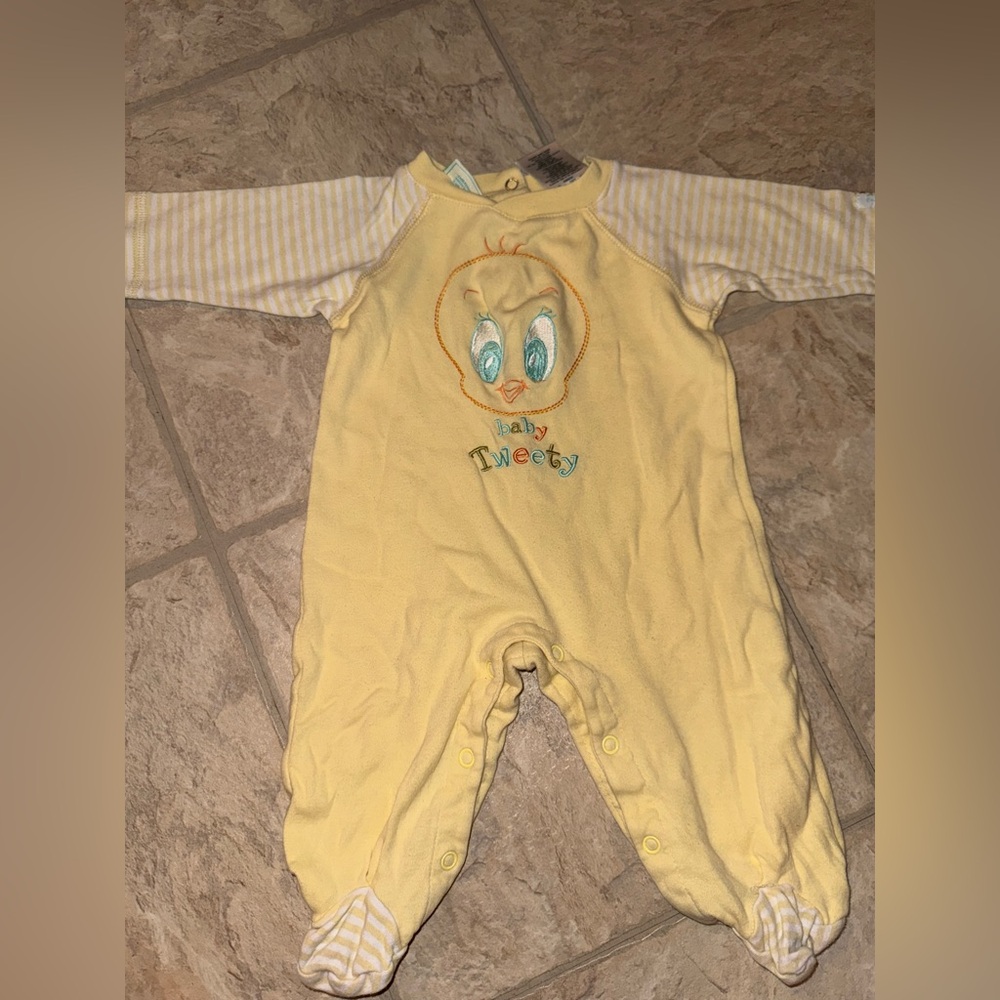 Yellow Baby Tweety Onesie